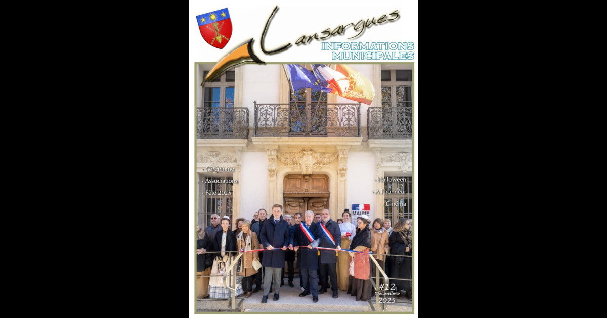 Mairie de Lansargues | Mairie de Lansargues > Revue d'information municipale # 12