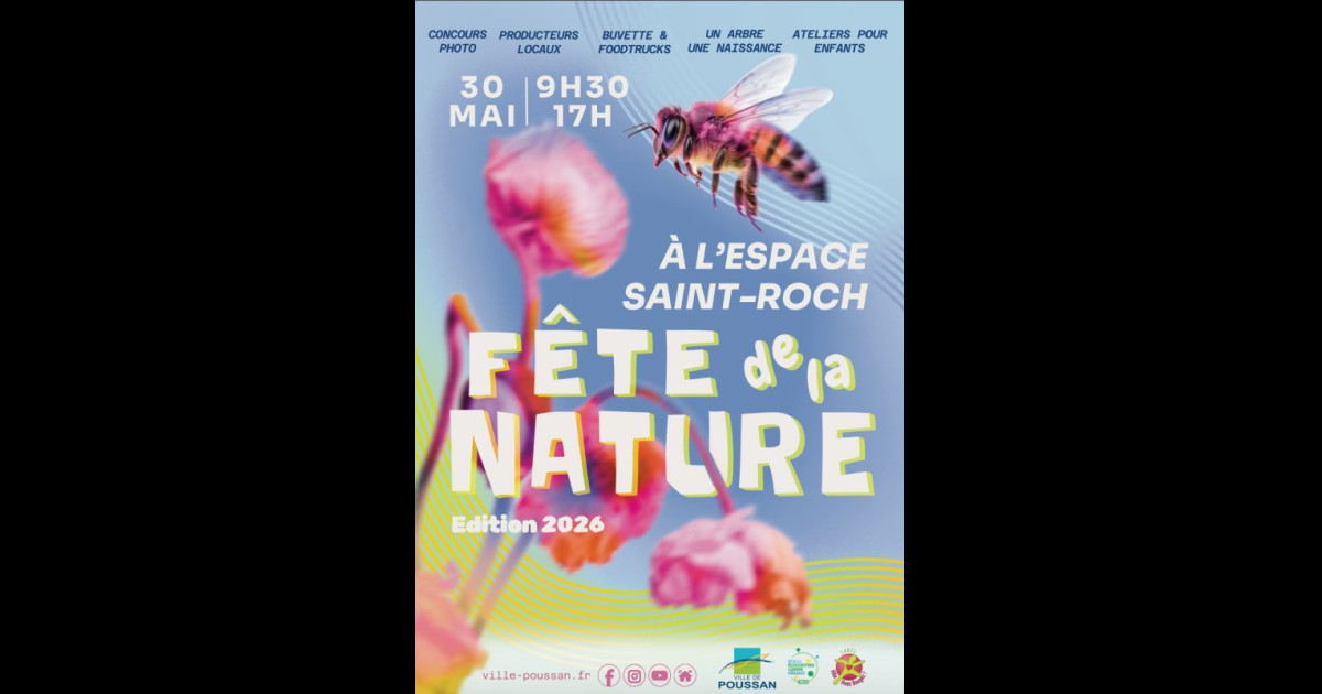 Mairie de Poussan | Ville de Poussan > 👶👶🐝🌿🌸FÊTE DE LA NATURE 2026 - Tout un programme