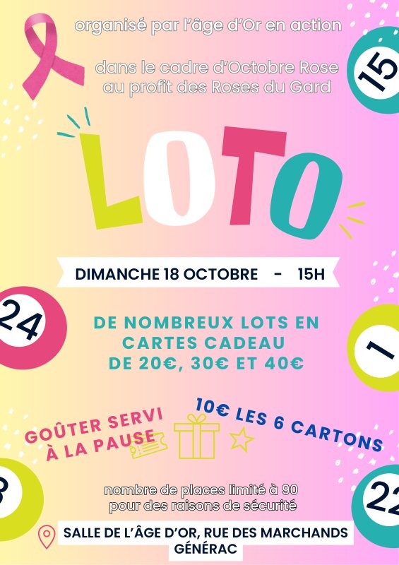 OCTOBRE EN COULEURS POUR L'AGE D'OR EN ACTION