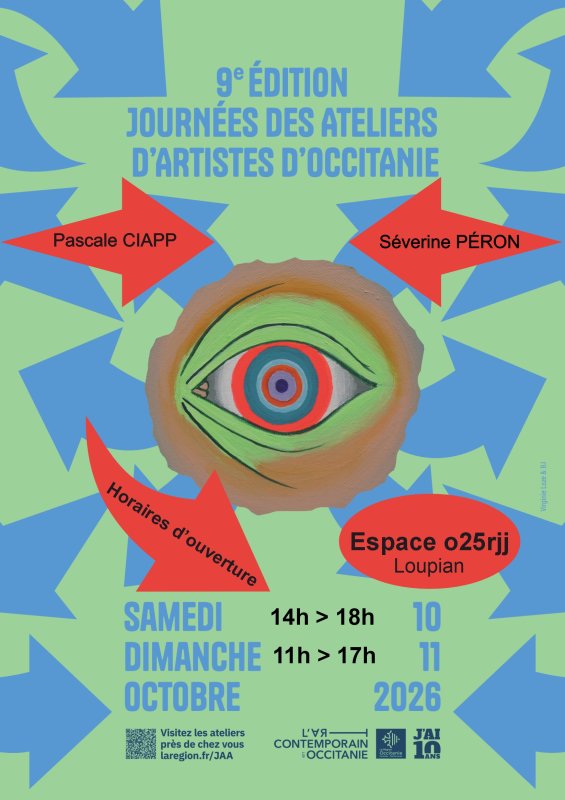 𝗢𝗨𝗩𝗘𝗥𝗧𝗨𝗥𝗘 Ateliers d'artistes - WEEK-END 10 & 11 octobre