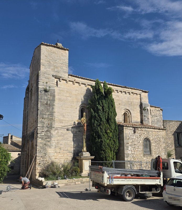 ⛪ Travaux de l'&eacute;glise Saint Etienne : d&eacute;but du chantier