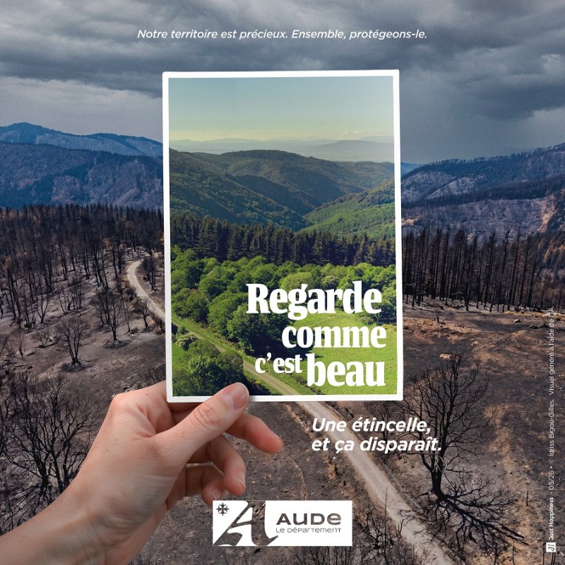 Le D&eacute;partement de l'Aude lance sa campagne de sensibilisation et de pr&eacute;vention contre les incendies.