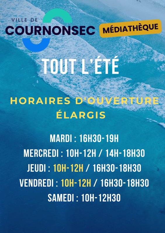 Horaires &eacute;t&eacute;