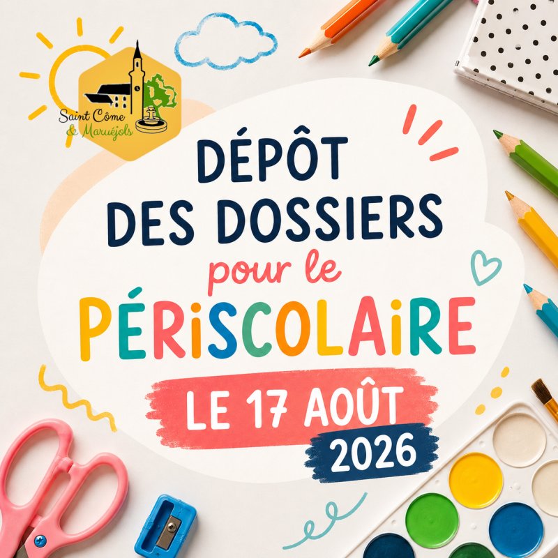 📢 &Agrave; l'attention des parents des &eacute;l&egrave;ves de l'&eacute;cole La Condamine 👫D&eacute;p&ocirc;t des dossiers pour le p&eacute;riscolaire