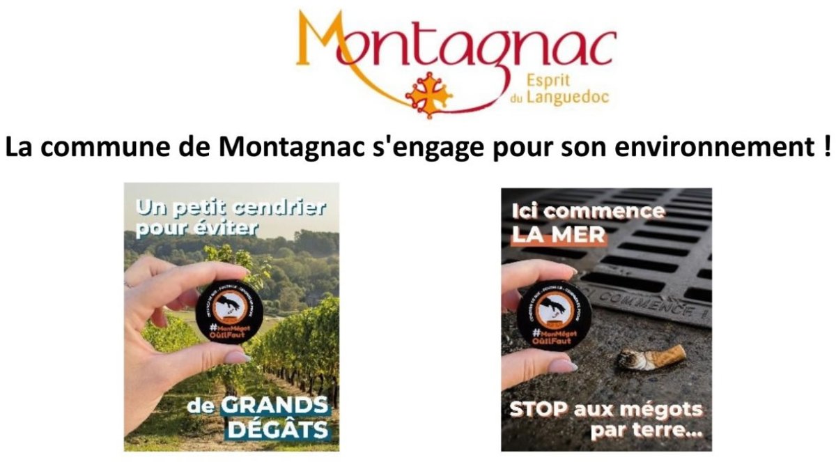 La commune de Montagnac s'engage pour son environnement !