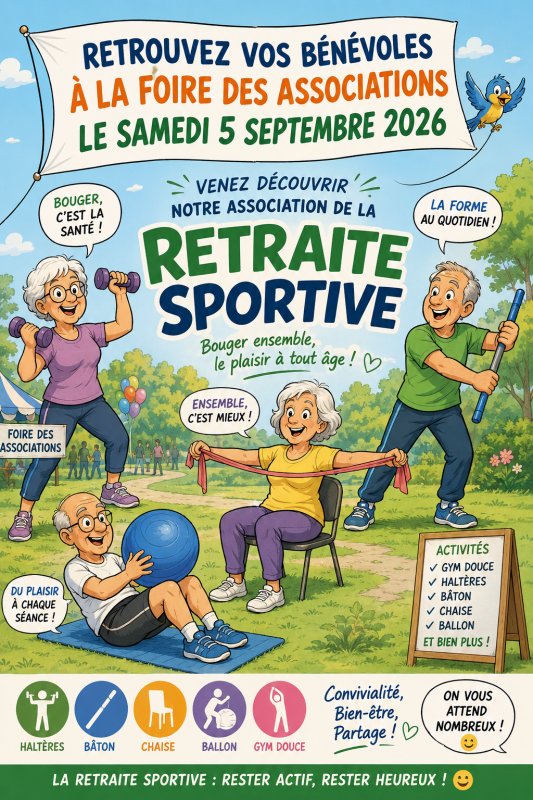 F&Ecirc;TE DES ASSOCIATIONS : La retraite Sportive