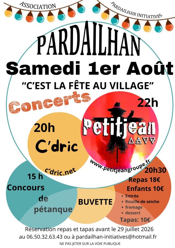 "c'est la f&ecirc;te au village"