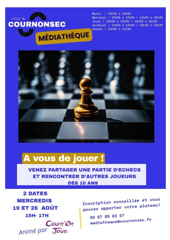 A vous de jouer !