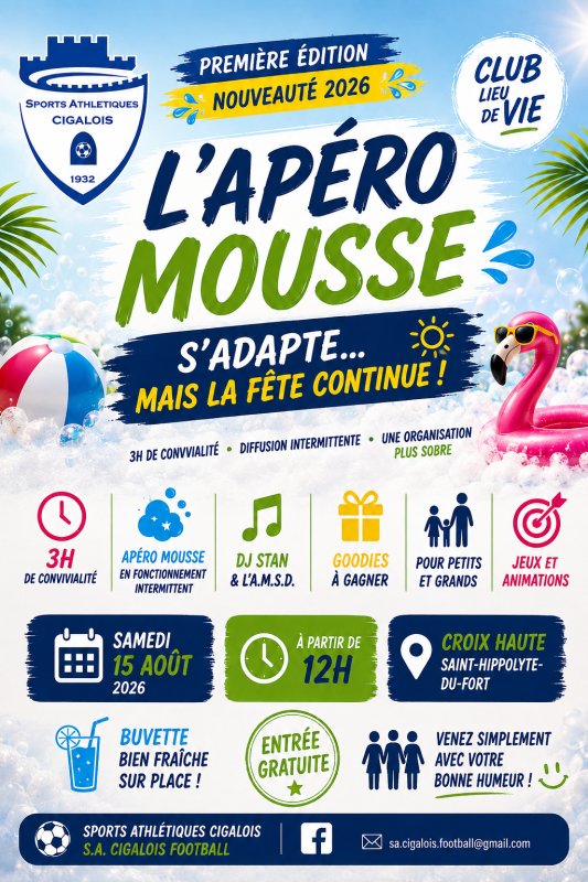 L&rsquo;AP&Eacute;RO MOUSSE &ndash; UNE F&Ecirc;TE ADAPT&Eacute;E, TOUJOURS AUSSI CONVIVIALE !
