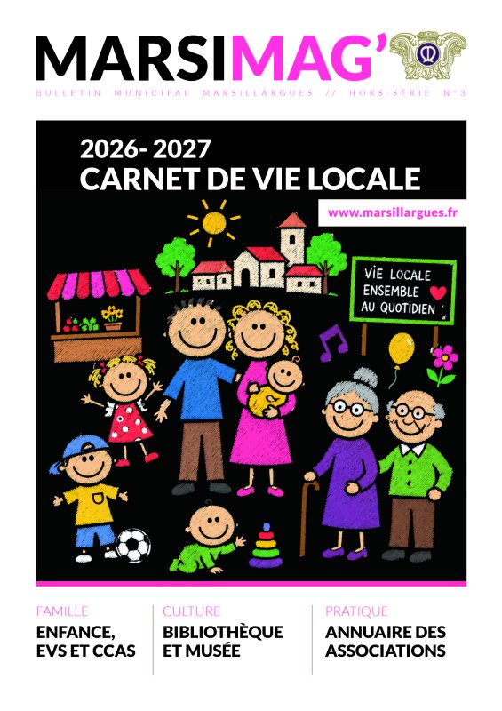 📖 LE CARNET DE VIE LOCALE 2026-2027 EST DISPONIBLE !