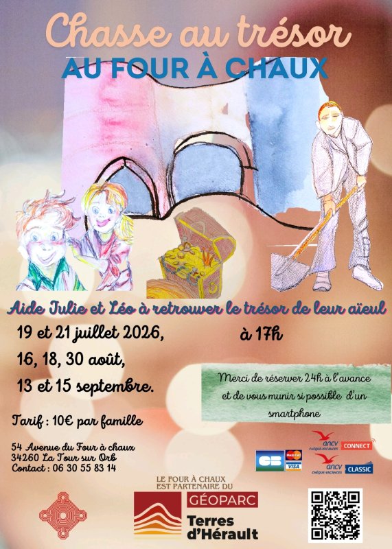 Chasse au tr&eacute;sor au Four &agrave; chaux de La Tour-sur-Orb !