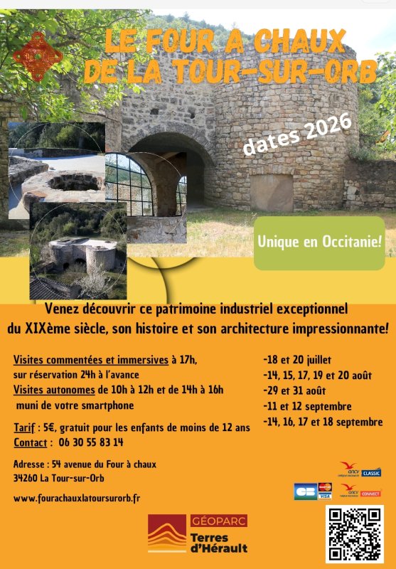 Visites comment&eacute;es du Four &agrave; chaux