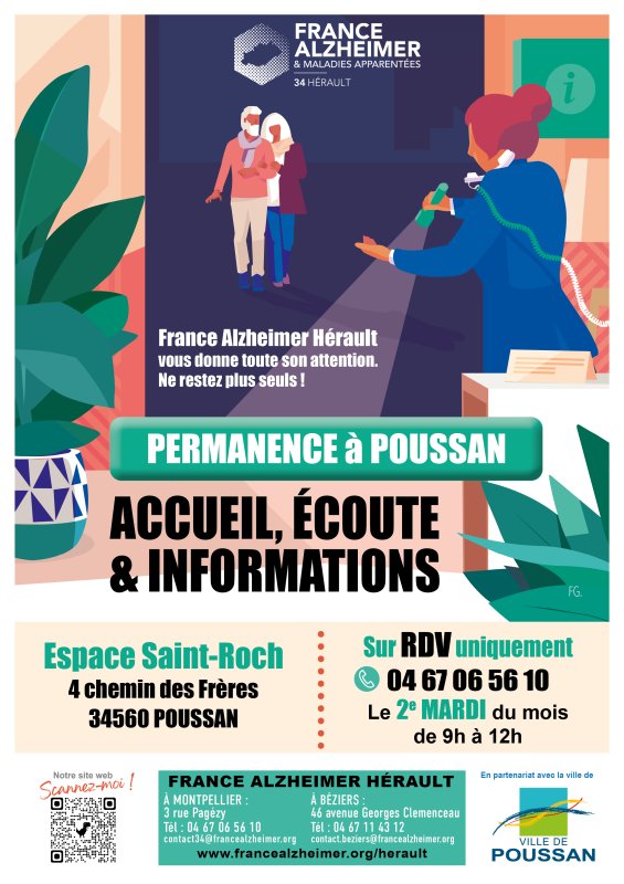 🤝Les permanences France ALZHEIMER d&eacute;butent au CCAS &agrave; l'Espace Saint-Roch