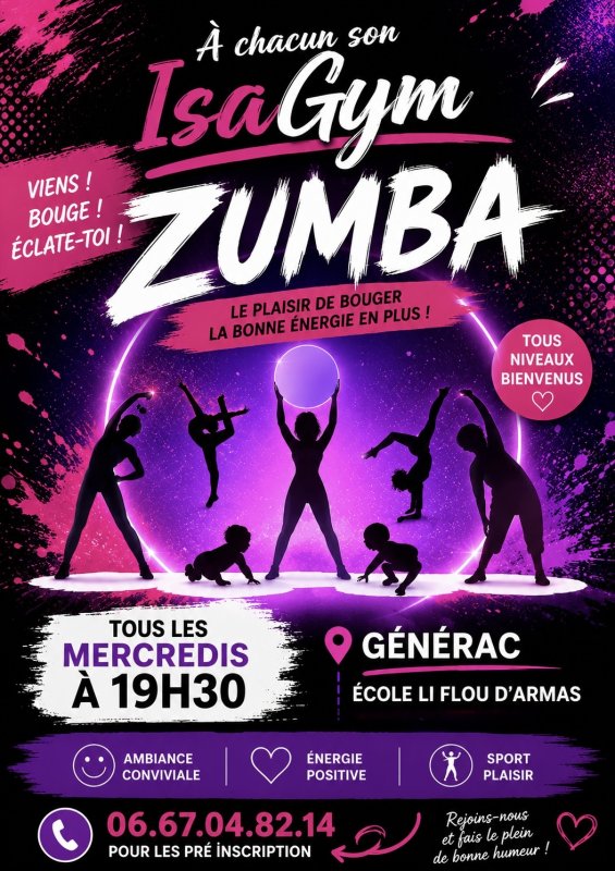 💃🔥 ZUMBA ADO & ADULTE &ndash; ON BOUGE, ON DANSE, ON SE D&Eacute;FOULE ! 🔥💃