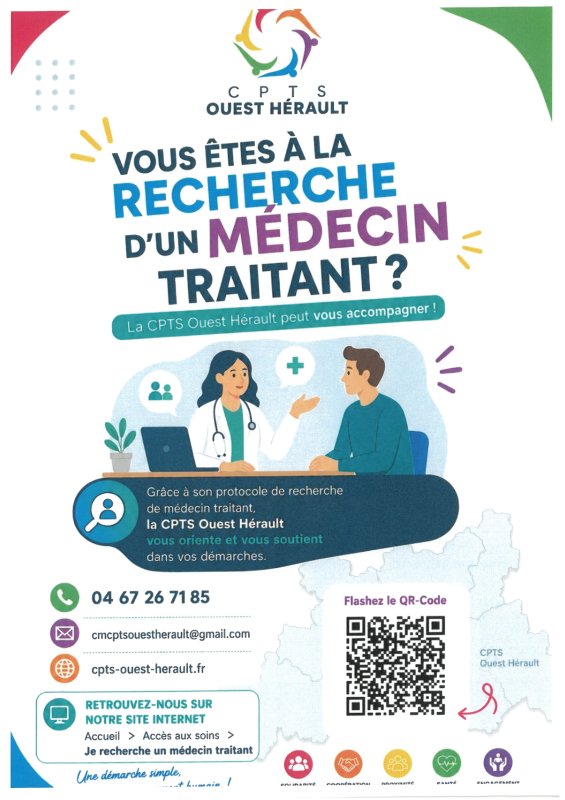 Accompagnement pour la recherche d'un m&eacute;decin traitant