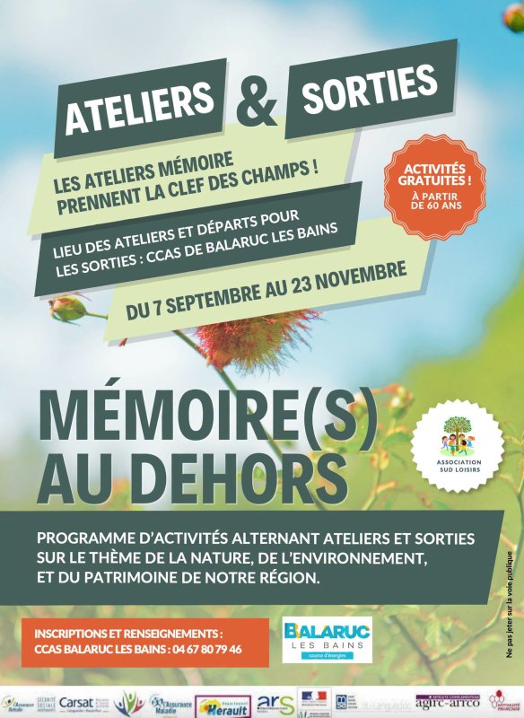 CCAS : et si on faisait travailler sa m&eacute;moire au grand air ?