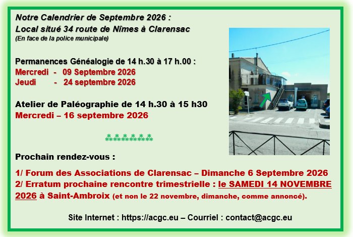 Nos rendez-vous