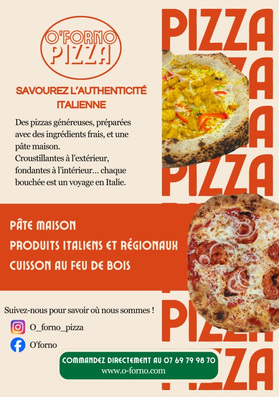 NOUVEAU CAMION DE PIZZA