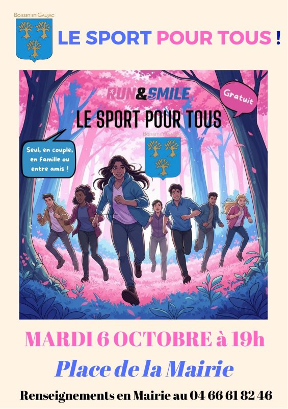 &Eacute;v&egrave;nement : 🏃🏼S&eacute;ance Run and Smile &agrave; Boisset-et-Gaujac