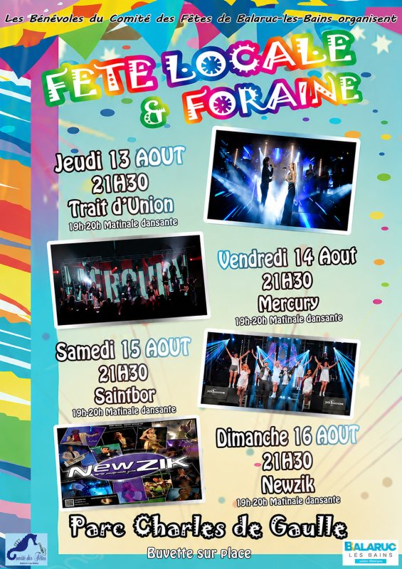 Agenda : fin de la f&ecirc;te de Balaruc