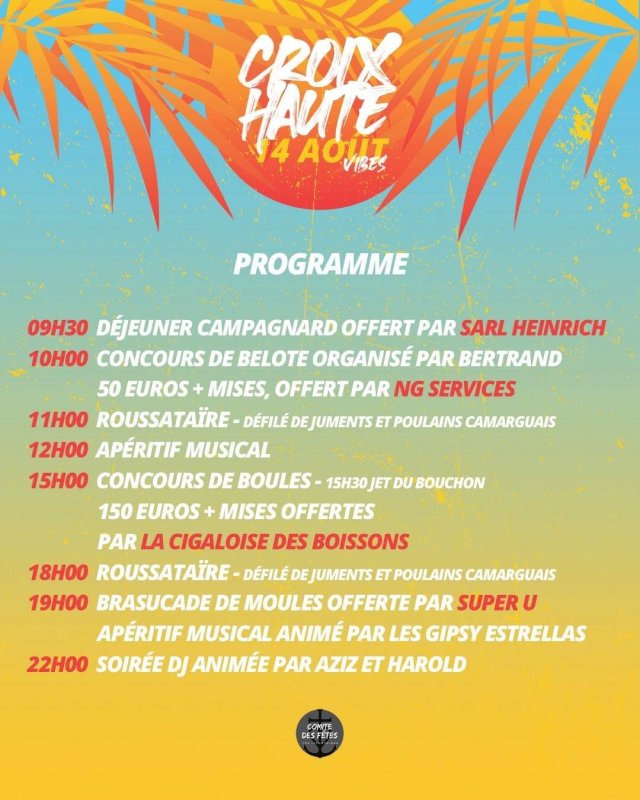 🎉 F&ecirc;te de la Saint-Hippolyte &agrave; Croix-Haute 🎉