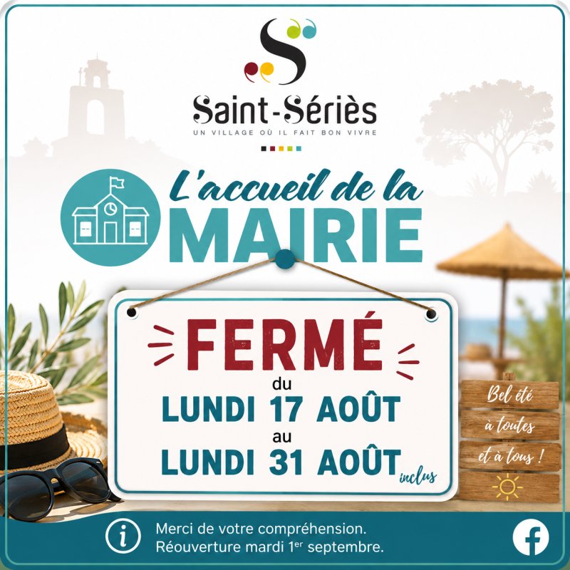 Fermeture Accueil Mairie