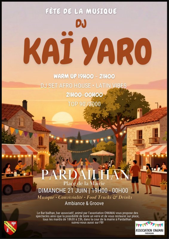 Le 21 juin : F&ecirc;te de la musique &agrave; Pardailhan
