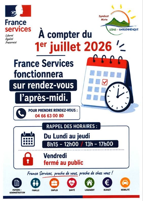 NOUVEAU FONCTIONNEMENT FRANCE SERVICES