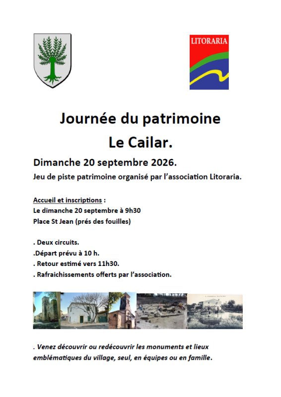 &Eacute;v&egrave;nement : 🏫Journ&eacute;e du Patrimoine ⛪