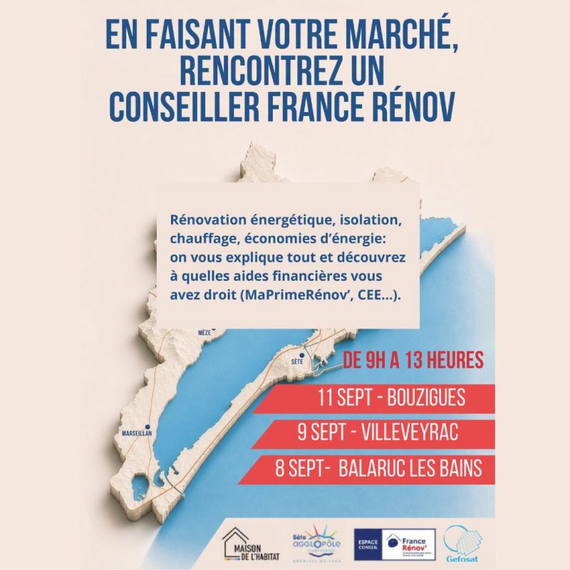 France R&eacute;nov sur le march&eacute; de plein air