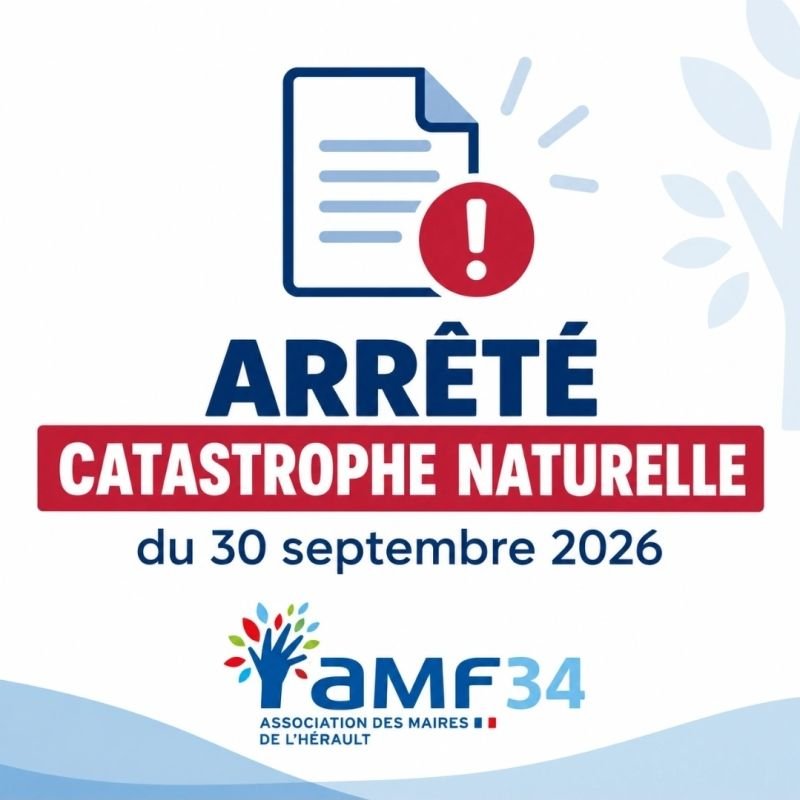 🚨 CATASTROPHES NATURELLES | Publication d'un nouvel arr&ecirc;t&eacute; au Journal officiel