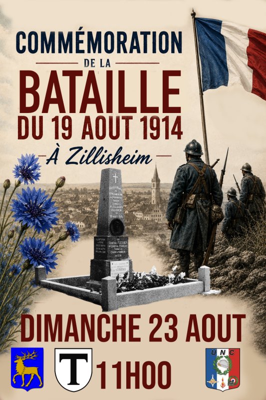Comm&eacute;moration de la Bataille du 19 ao&ucirc;t1914