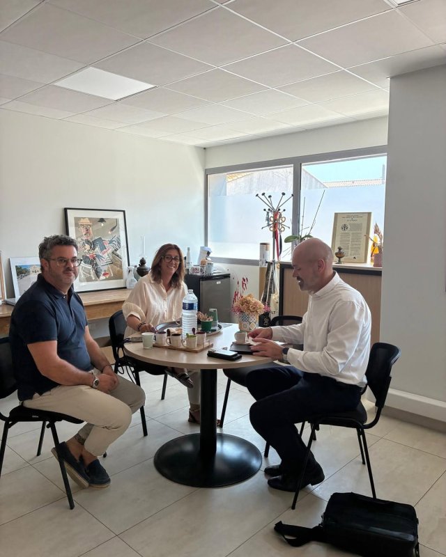 Monsieur Thomas Ricard, Sous-pr&eacute;fet, s'est rendu &agrave; Poussan le mercredi 29 juillet.