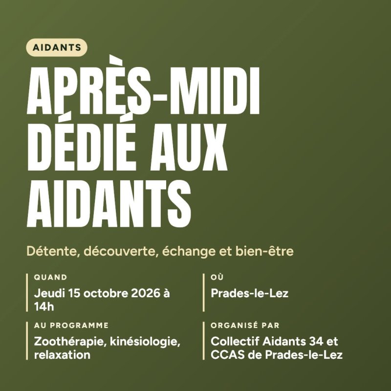 🌿 Un apr&egrave;s-midi d&eacute;di&eacute; aux aidants 🌿