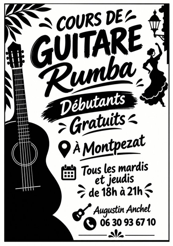 Proposition de cours de guitare gratuits 🎸