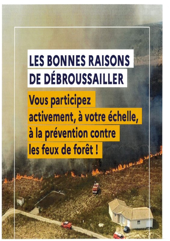 Pr&eacute;vention feu de for&ecirc;t