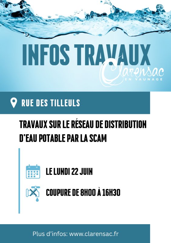 [INFOS TRAVAUX]