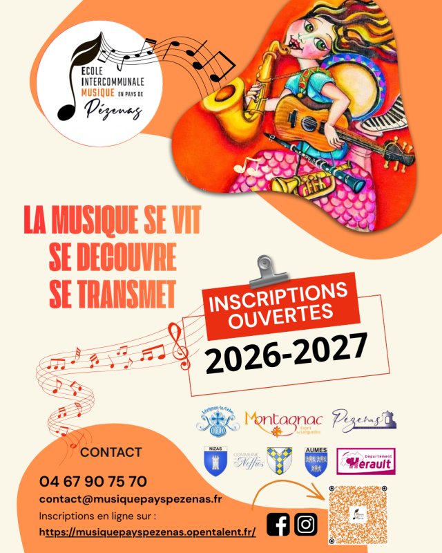 Ouverture des inscriptions &Eacute;cole de musique