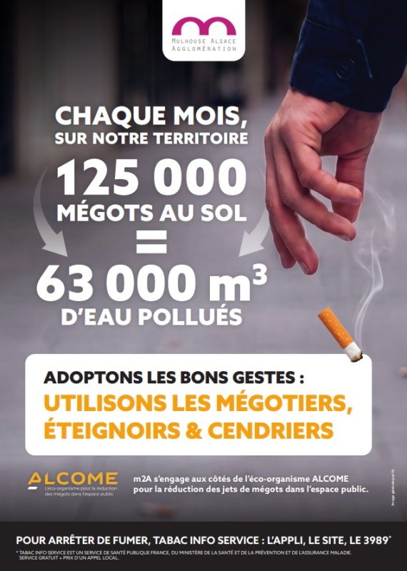 Campagne de sensibilisation de la pollution li&eacute;e aux m&eacute;gots