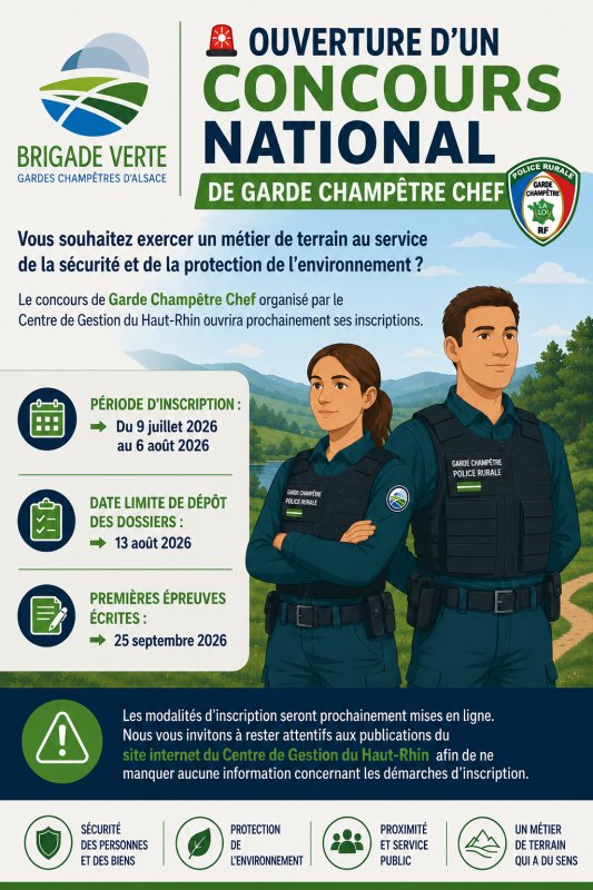 Concours national de Garde champ&ecirc;tre chef