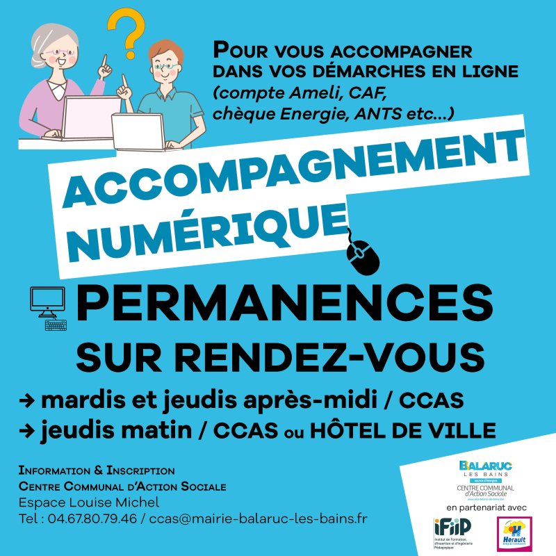 Aide aux d&eacute;marches num&eacute;riques : Des permanences par le CCAS