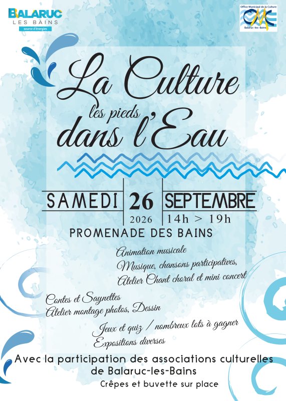 LA CULTURE LES PIEDS DANS L'EAU