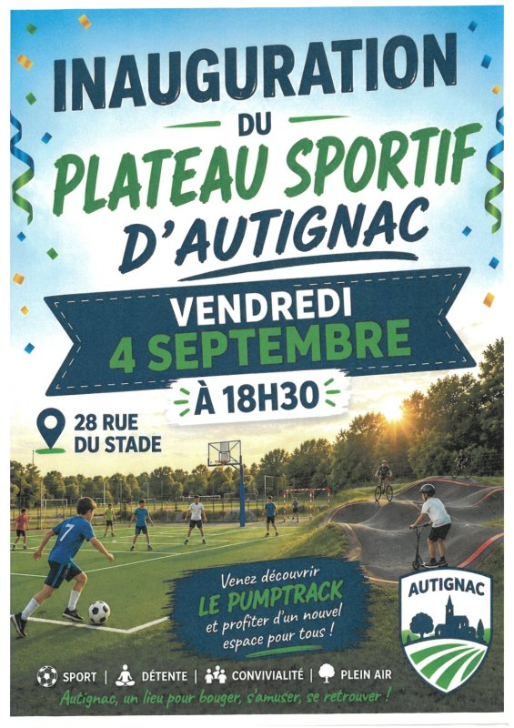 INAUGURATION DU PLATEAU SPORTIF
