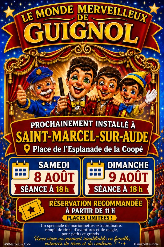 SPECTACLE : LE MONDE MERVEILLEUX DE GUIGNOL