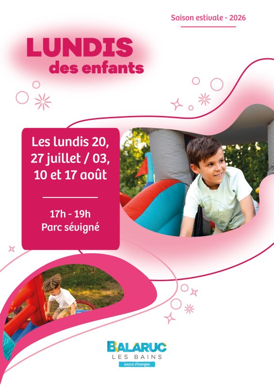 Agenda : les lundis des enfants d&eacute;butent aujourd'hui