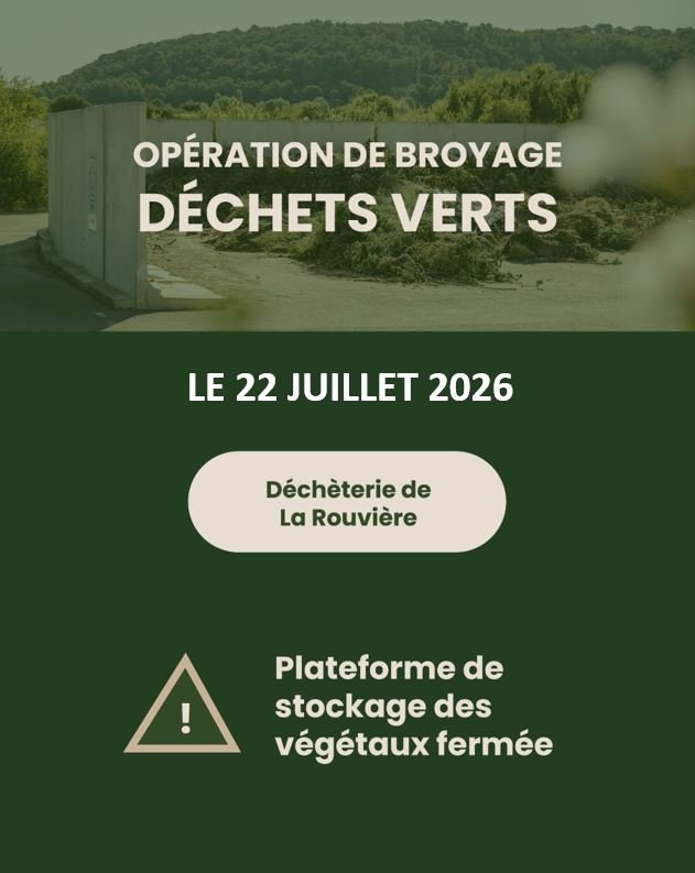BROYAGE DU MERCREDI 22 JUILLET 2026 - DT DE LA ROUVI&Egrave;RE