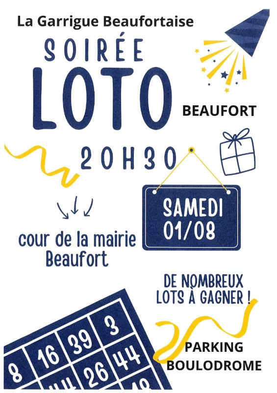 LOTO &agrave; BEAUFORT