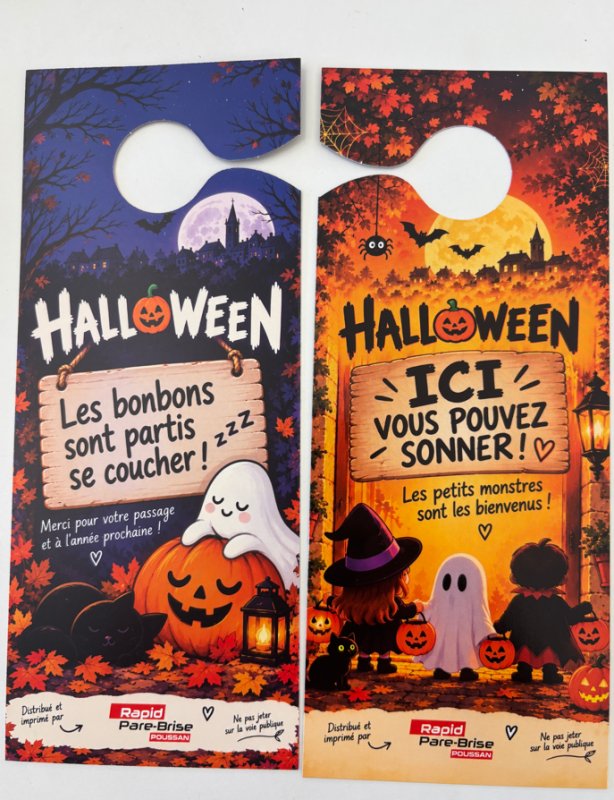 🎃🍬 HALLOWEEN : NOTRE DISTRIBUTION D'ACCROCHE PORTE OFFERT ! 👻