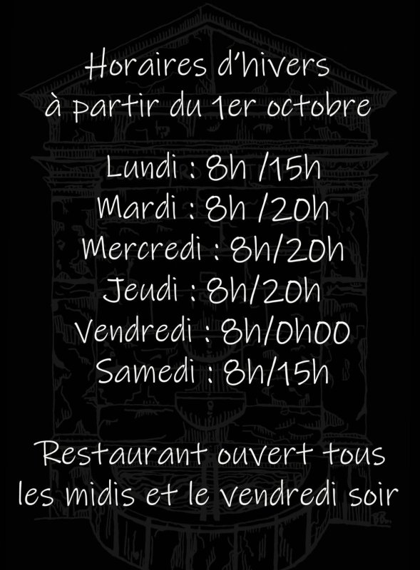 Nouveaux horaires