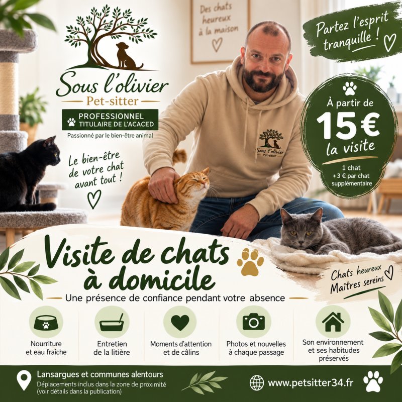 Garde de chat &agrave; Domicile
